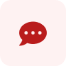 Ícone de balão de conversa